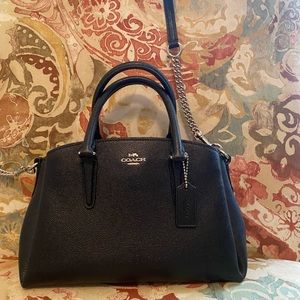 Coach- Black and silver crossbody